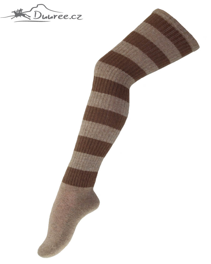 Woll-Overknee-Strümpfe Gabriela