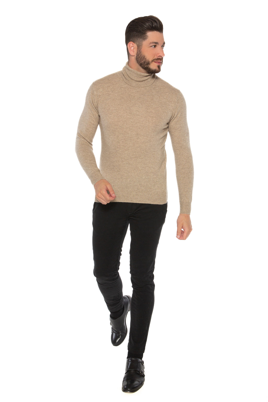 Kaschmir-Rollkragenpullover David