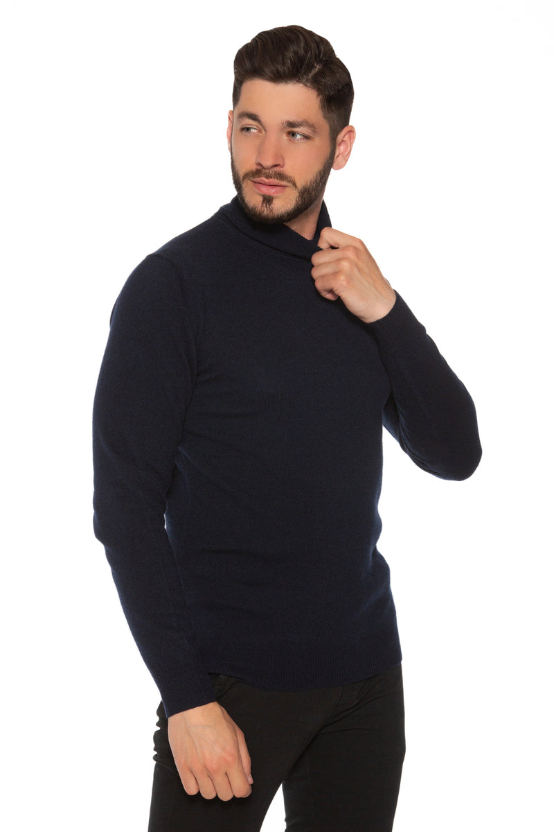 Kaschmir-Rollkragenpullover David