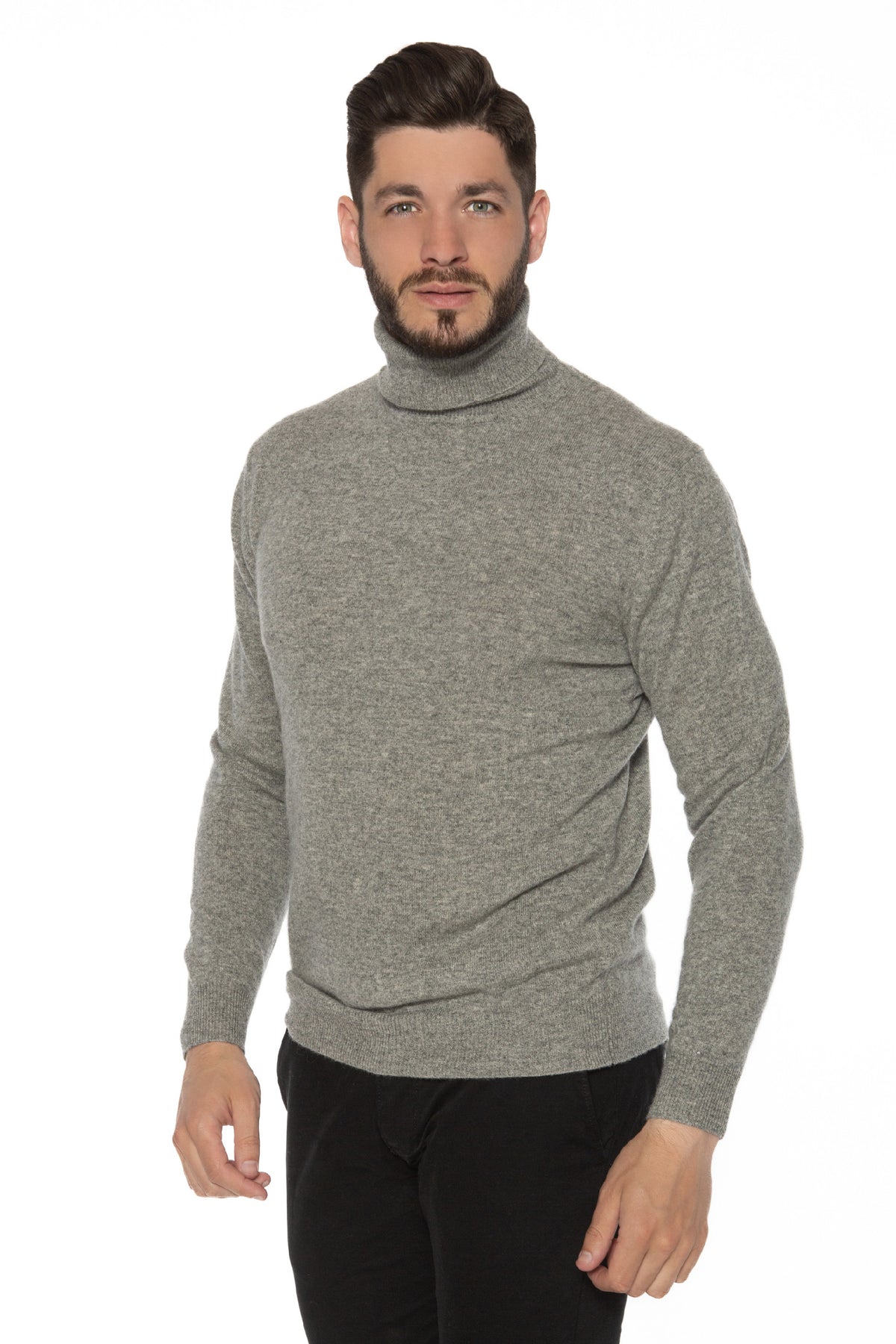 Kaschmir-Rollkragenpullover David