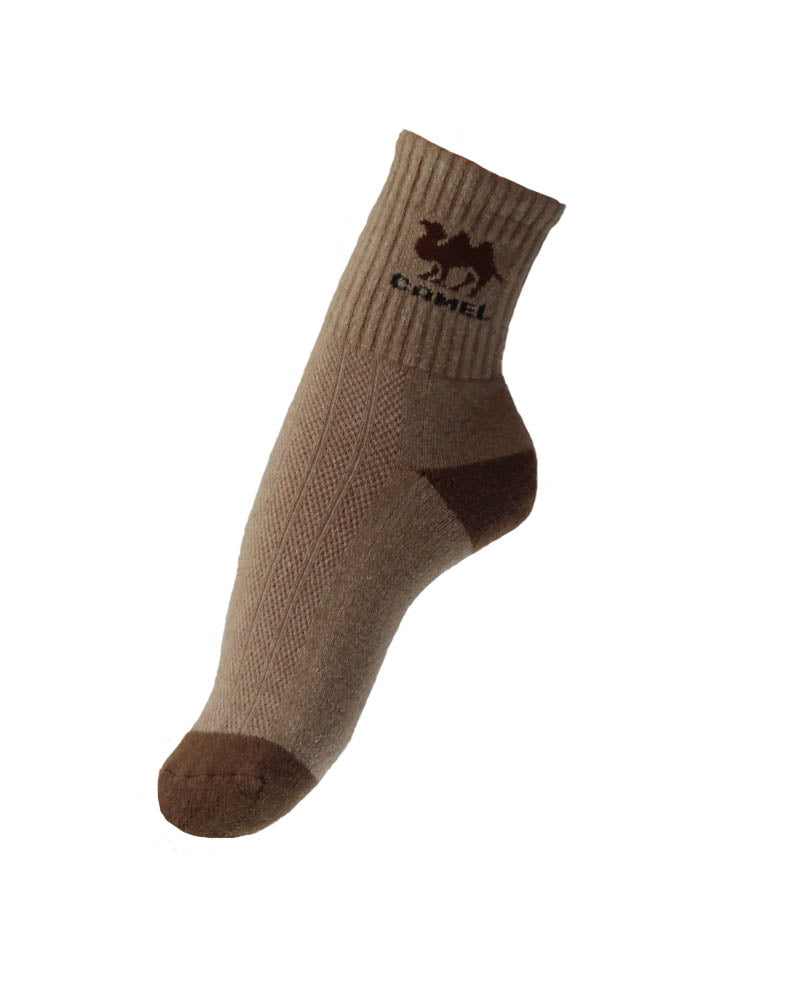 Socken aus Kamelwolle Beige