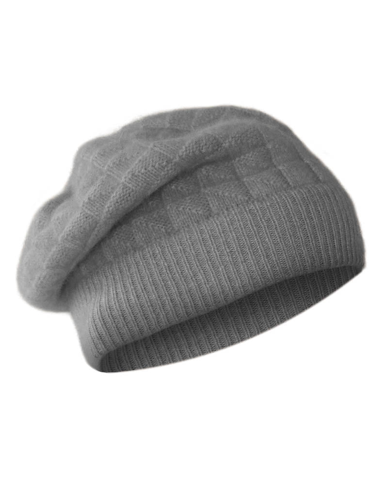 Geschenkset aus Mütze und Handschuhen aus 100 % Kaschmir