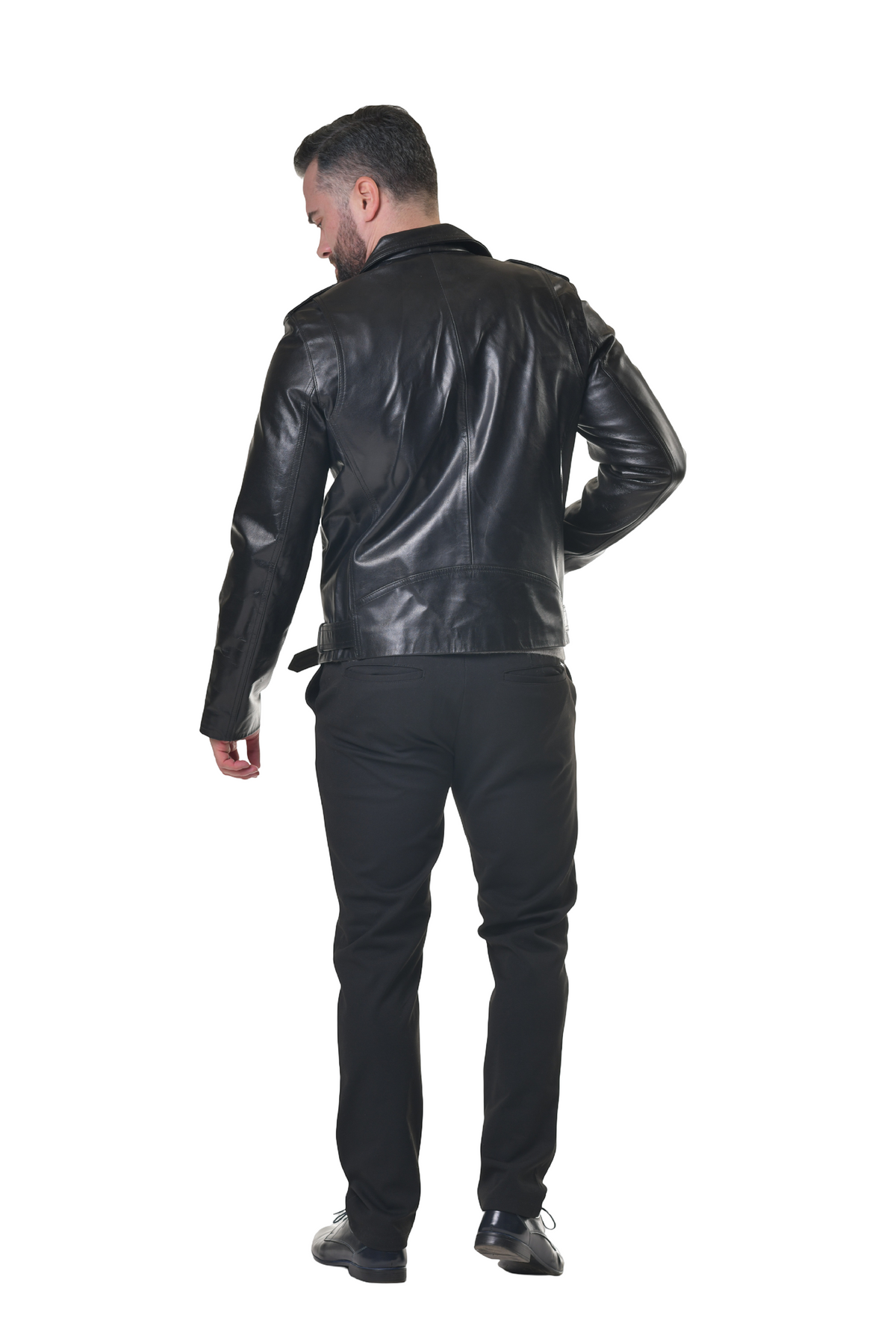 Esteban Motorrad-Lederjacke