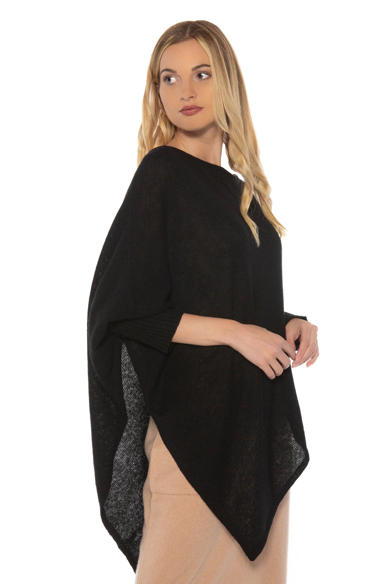 Kaschmir-Poncho Elle