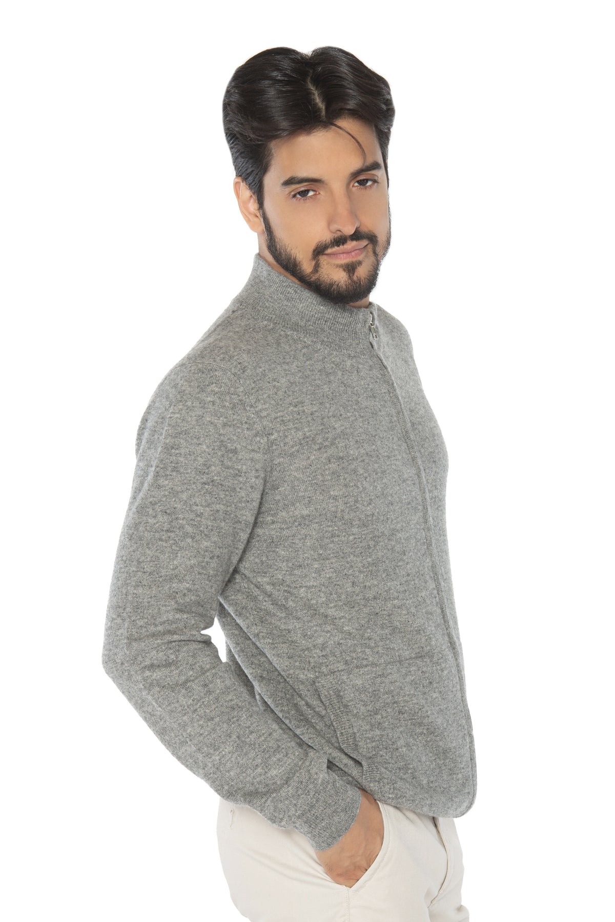 Kaschmirpullover Mark mit Taschen