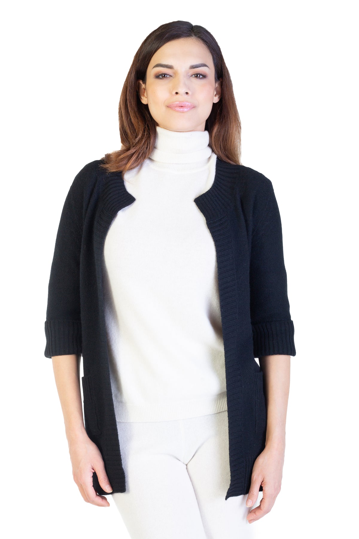 Kaschmir-Cardigan Viola