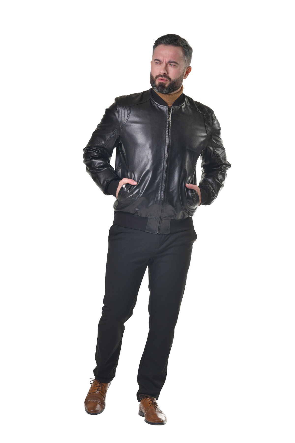 Lederbomberjacke Classic Charlie